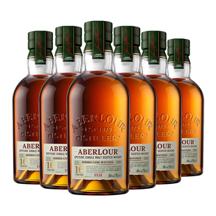 亚伯乐16年双桶陈酿单一麦芽苏格兰威士忌700mL六支保乐力加出品