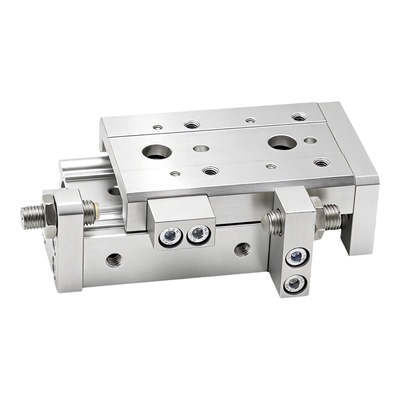 气动带导轨精密滑台气缸MXS6/8/12/16/20/25-10/20/30/40/50/100