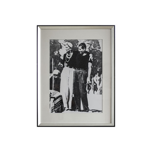 若奈“CHANE*黄金年代”中古黑白挂画经典摄影作品客厅卧室装饰画