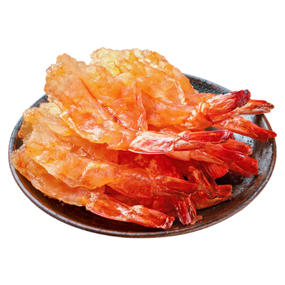 渔食客虾干即食海鲜零食烤虾仁开背凤尾大虾孕妇儿童低脂轻食虾肉