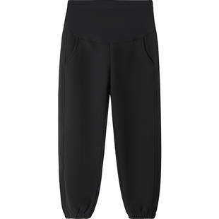 英氏孕妇裤子秋冬季外穿2026新款休闲运动裤束脚裤孕早期秋装卫裤