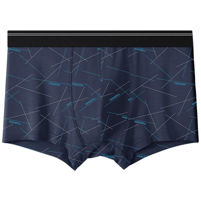 健丹鸟男士内裤男纯棉抗菌四角裤新款大码平角裤透气裤头运动短裤