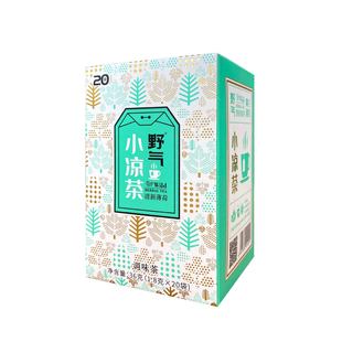野气小凉茶袋泡茶薄荷味下午茶口齿清新鲜爽耐泡携带方便独立包装