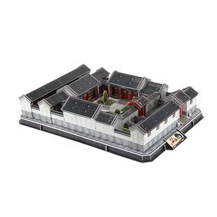 乐立方 积木拼图儿童DIY天安门中国馆航空母舰哈里发塔北京四合院