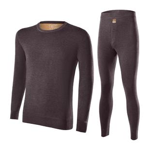 羊毛蚕丝保暖内衣男士秋冬季加绒加厚德绒自发热打底衫秋衣保暖衣