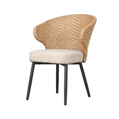 中古侘寂风藤编休闲椅家用简约