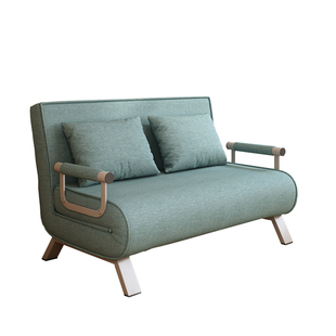 折叠沙发床带滑轮子移动单人床两用办公午休床沙发床阳台临时床