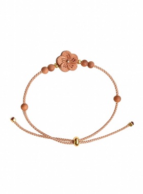 桃花手绳闺蜜桃木转运本命年