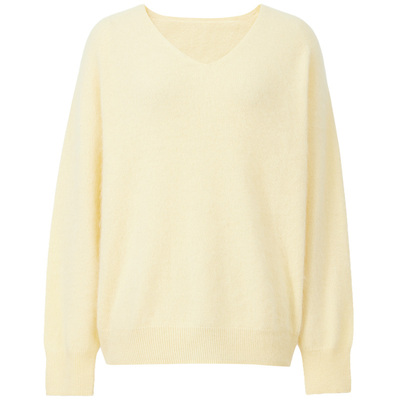 MOFAN摩凡冬新款黑色毛针织衫