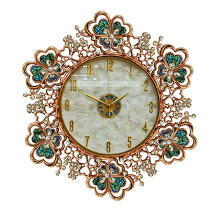 2026新款轻奢创意挂钟客厅装饰挂墙时钟现代简约高级感静音艺术钟