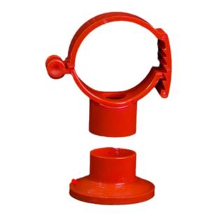 PVC给水吊卡走顶上水管可调抱箍底座ppr20瓦斯枪单用多用25 32 40