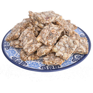 义乌特产纯手工芝麻糖红糖白芝麻花生麻糖酥脆可口送礼佳品400g