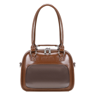 AORDA 波士顿小食量痛包双肩方方痛单肩斜挎通勤吧唧包二次元娃包