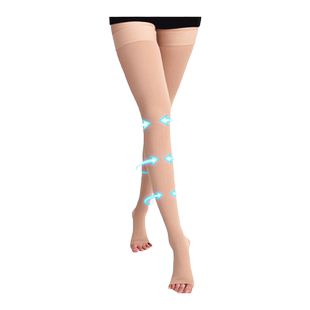 静脉曲张弹力袜子一级长筒小腿袜压力预防血栓压力压缩袜医用术后