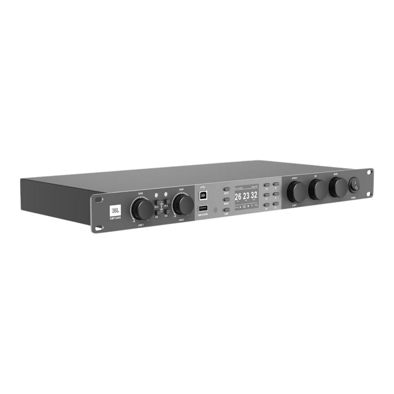 JBL KMP1200S 专业前级混响效果器话筒K歌防啸叫数字5.1平衡输出