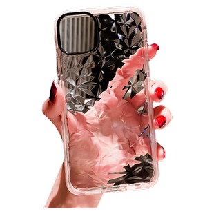 适用iphone16手机壳迪丽热巴乔晶晶同款苹果17promax软硅胶15plus高级感14pro超薄透明13por钻石纹12网红11女
