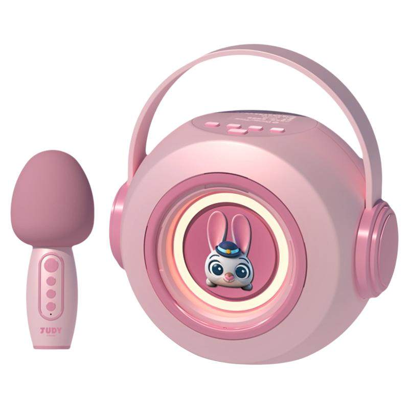 迪士尼麦克风儿童话筒音响一体家用k歌无线音箱唱歌玩具生日礼物