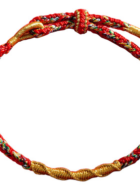 马年好运三合六合红绳手链节日礼