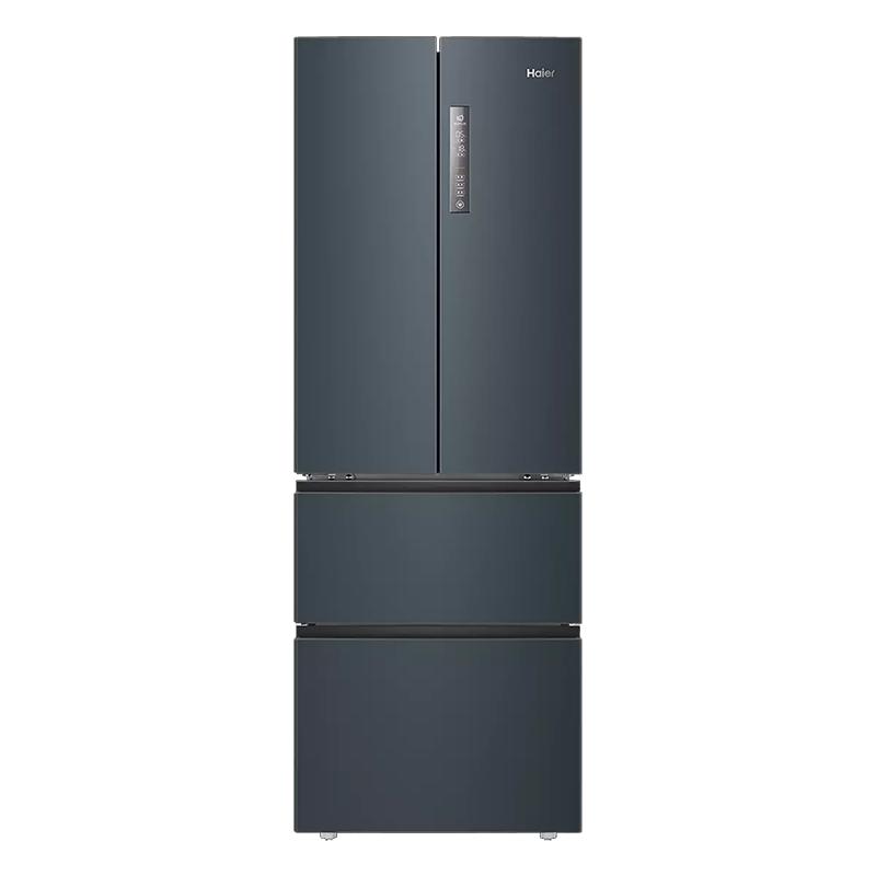 海尔336L法式多门四门冰箱一级能效超薄家用变频风冷无霜小型官方