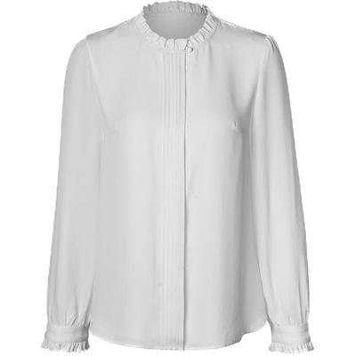 名师路设计感小众不易皱白色衬衫