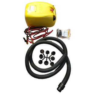 电动充气泵橡皮艇冲锋舟充气船桨板钓鱼浮台 GP80便携车载高压12V