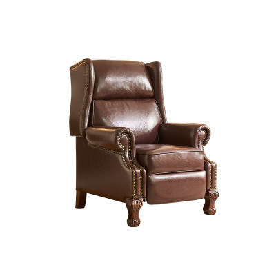 淘美庭美式真皮多功能躺椅