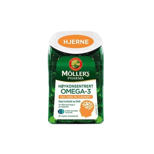 挪威Mollers沐乐思护心脏大脑增强型深海鱼油胶囊鳕鱼肝油omega3