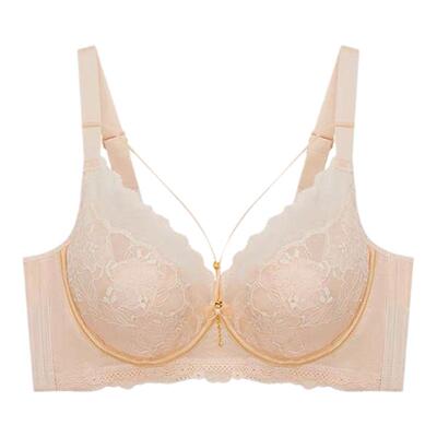 奴芝超薄水晶杯显小软钢圈文胸罩