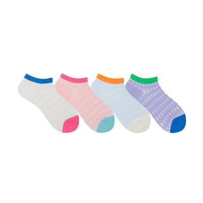 2026新款短袜女夏季超薄款多巴胺韩版ins潮袜子纯棉低帮拼色袜子
