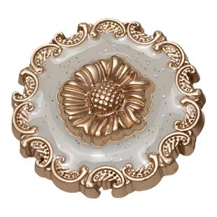 Manual◆荧光粉向日葵金属纽扣大衣外套扣子毛衣开衫绒衣女装饰扣