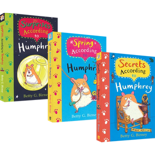 Humphrey Secrets According To Humphrey 仓鼠汉弗莱系列3册套装 章节书校园冒险小说 英文课外图书 英文原版进口儿童图书