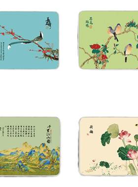 物馆文创丝绸鼠标垫定制国风礼物