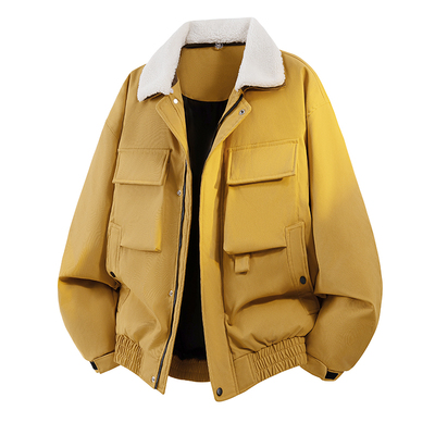 宽松情侣加厚冬季保暖羽绒服外套