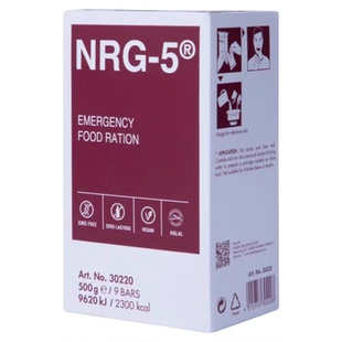 德国进口NRG5压缩饼干能量棒防灾家储备口军粮应紧急代餐素食正品