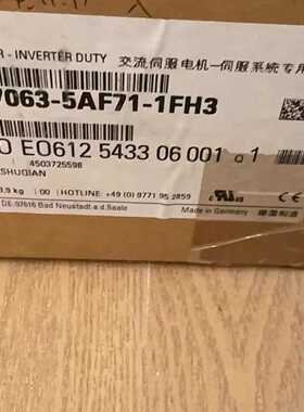 议价全新电机1FK7063-2AF71-5AF-1-CH-RG-EH-EG-FG-FH-5-0-3-1