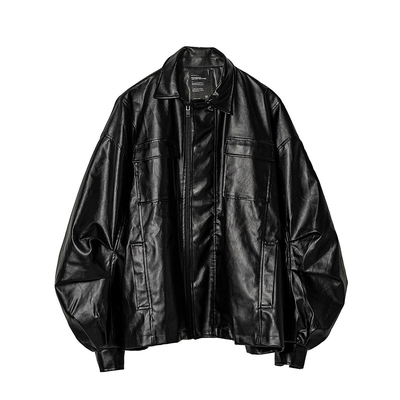 RoaringwildPU皮革外套