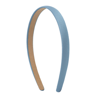 小清新蓝色~ 缎面细款发箍女2026新款日常外戴发卡高颅顶头饰发饰