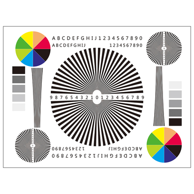 镜头调焦测试后焦调试