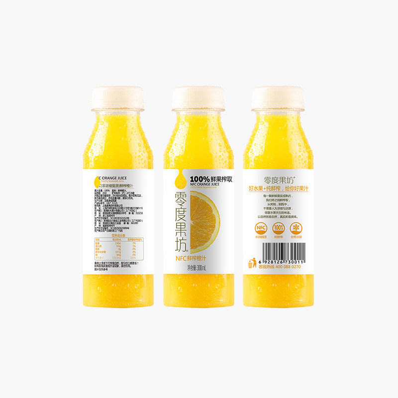 零度果坊低温果汁300ml
