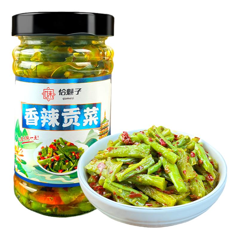 农家自制香辣贡菜下饭菜开罐即食
