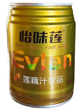 怡味莲冰糖莲藕汁饮料24罐装整箱
