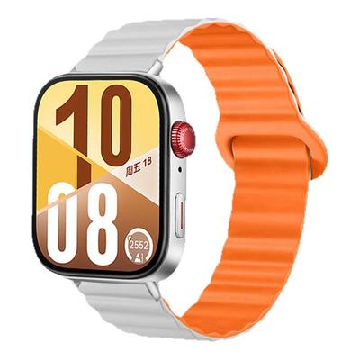 适用华为fit4手表表带watchfit4新款fit3磁吸4pro硅胶watch三四代腕带智能高级创意运动替换带女生夏天男配件