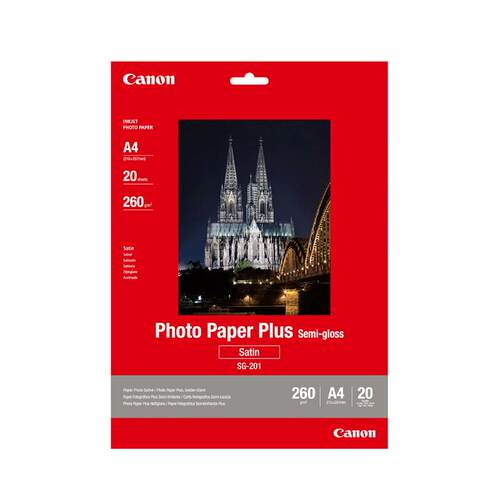 canon/佳能原装亚高光泽照片纸专业人物风景A4相纸SG-201/6寸 A6亚高光泽照片纸TS8180喷墨打印机相片纸A3+