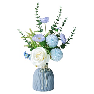 2026新款高档仿真花假花摆设北欧小清新客厅餐桌摆花插花装饰摆件