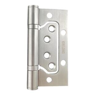 坚朗不锈钢4寸子母合页房门折页木门静音铰链免开槽黑色KL-MGZ4