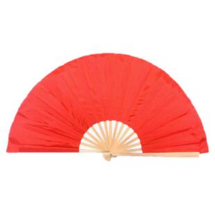 影时候小影原版舞蹈扇黑红双色古风中国风绸扇古典舞折扇跳舞扇子