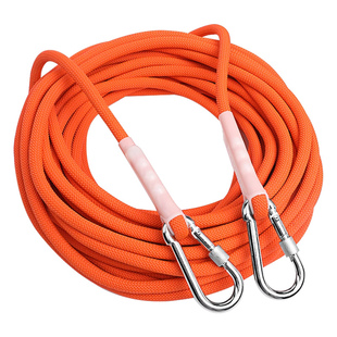 坎乐户外安全绳登山绳高强度攀岩国标绳子高空作业逃生救援救生绳