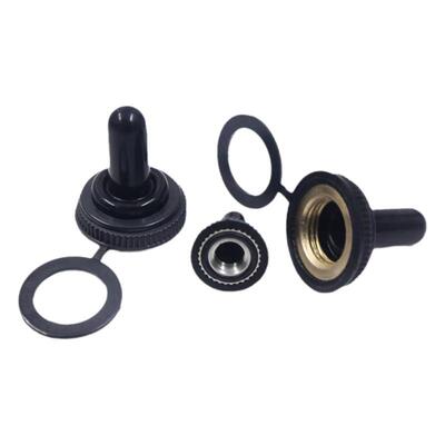 钮子防水帽直径12MM 6MM开关帽防尘帽 摇臂拨动按钮开关防水帽