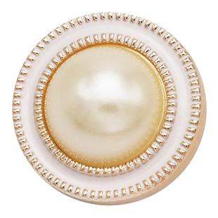 小香珍珠纽扣高档女毛衣外套大扣子上衣大衣风衣服扣钮扣精致衬衫