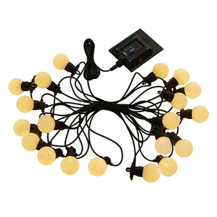 户外灯串灯泡高亮彩灯防水节日布置阳台民宿装饰灯庭院露营氛围灯